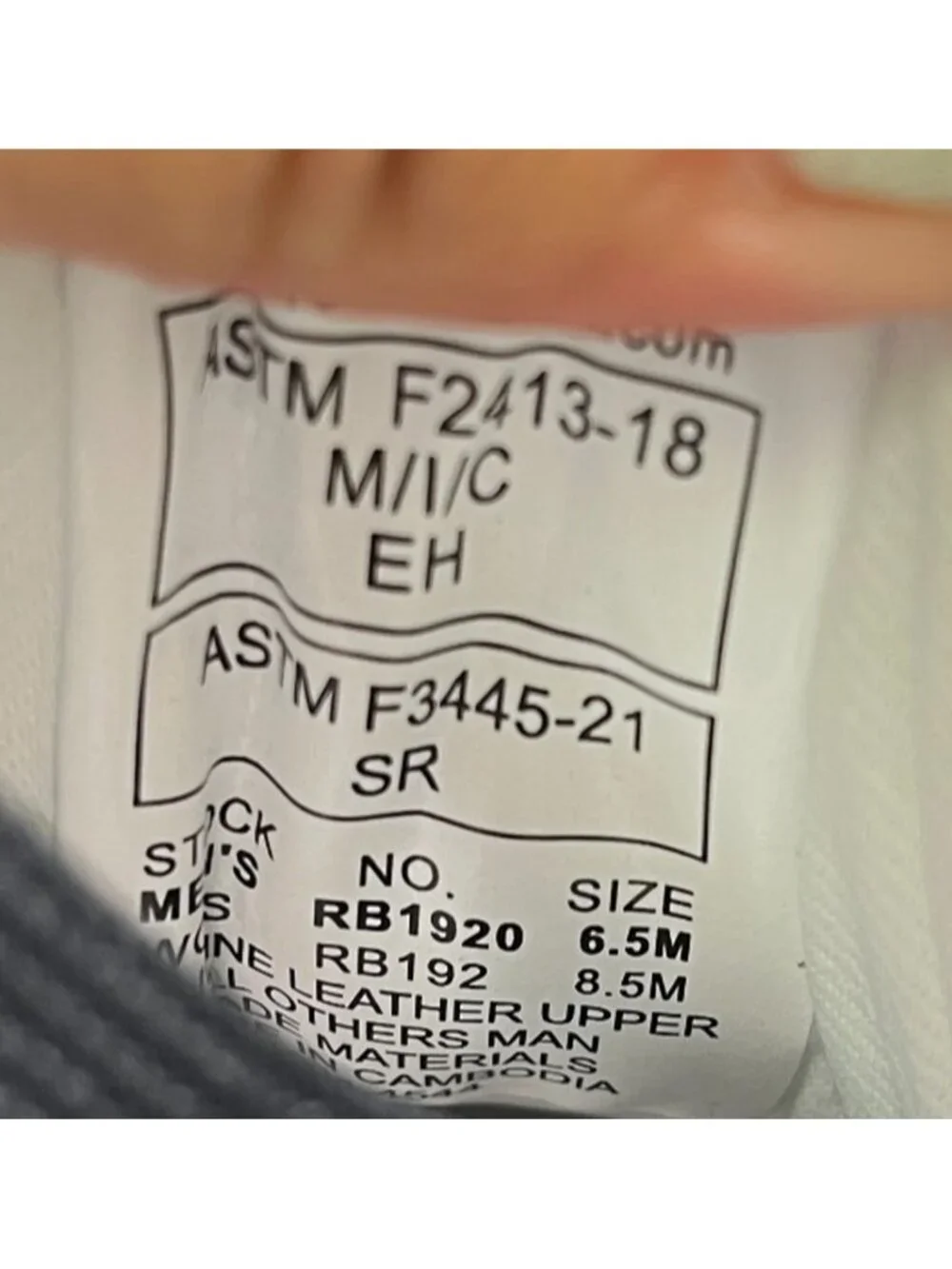 Reebok please review